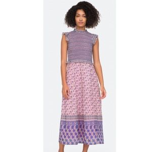 Sea New York Purple and Pink Midi Dress